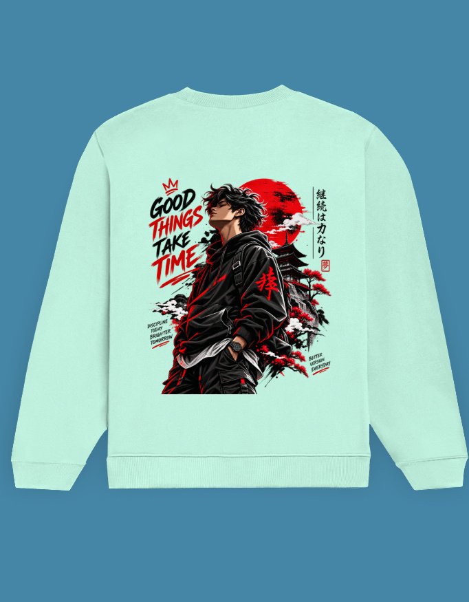 Graphic Print Unisex Sweatshirt – 300 GSM Cotton Blend